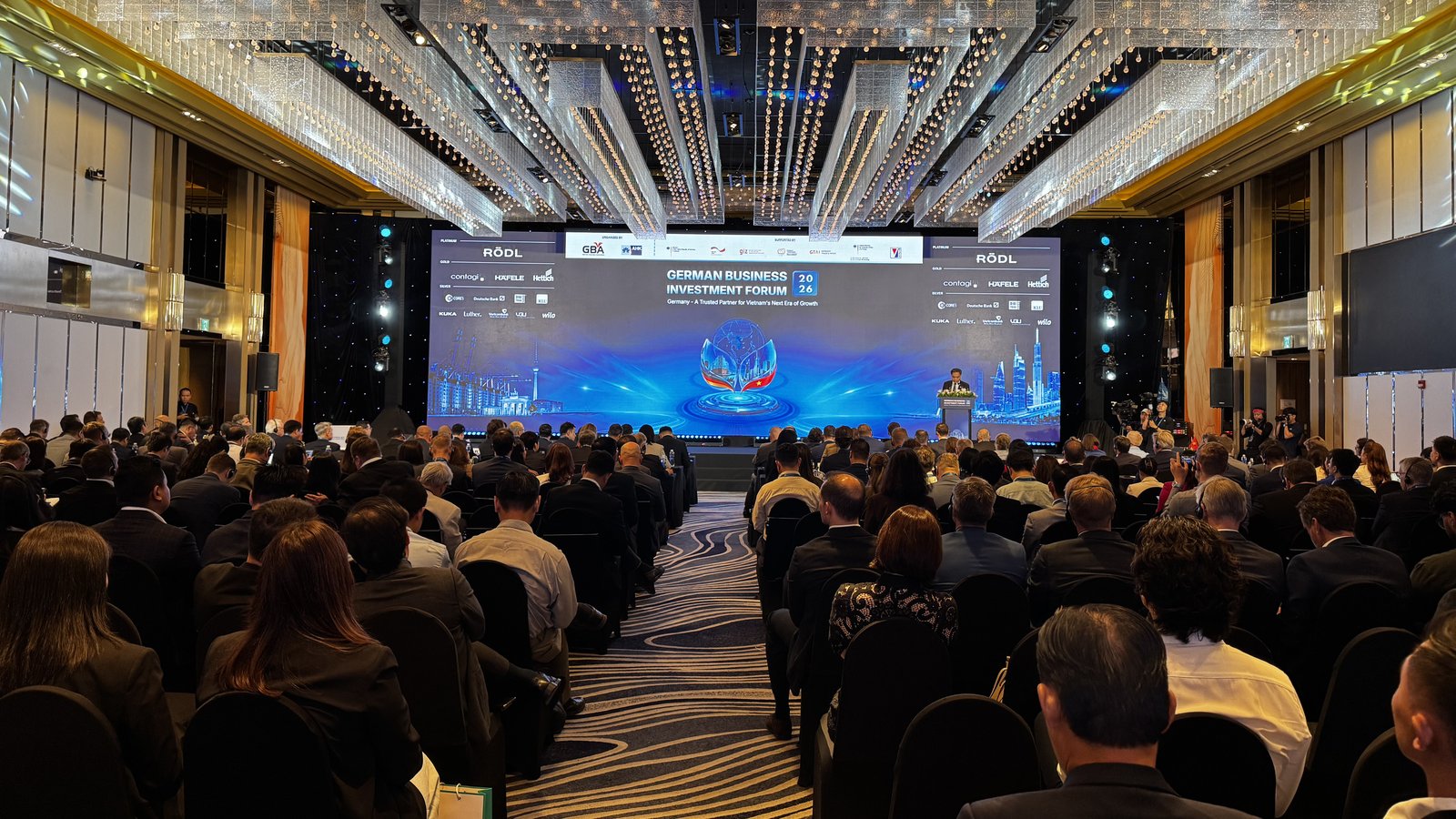 Plenary hall at the German Business & Investment Forum 2026 in Ho Chi Minh City, 13 October 2026