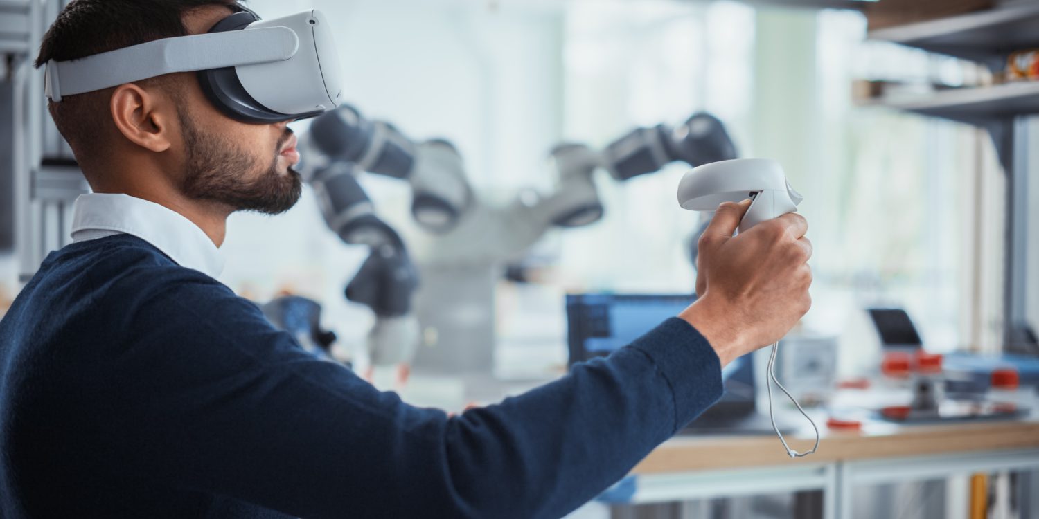 Robotic manufacturing equipment, representing the photonics manufacturing facility acquired by a Chinese investor in Vietnam